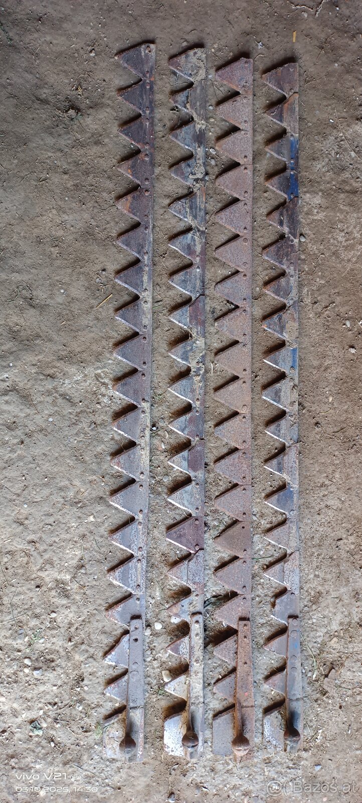 Steyr 15 Mähbalkenmesser ,Hydraulikstreben,Anhängemaul