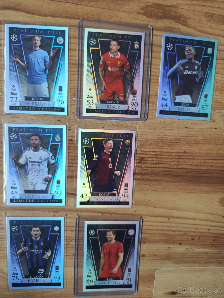 Fußballkarten Match Attax 2024/25 – Platinum Pull