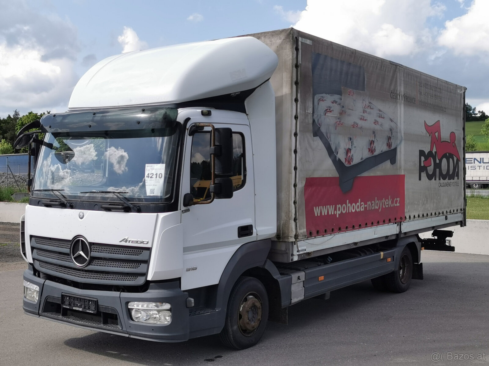 Pritsche mit Plane MERCEDES-BENZ ATEGO 816 EURO 6