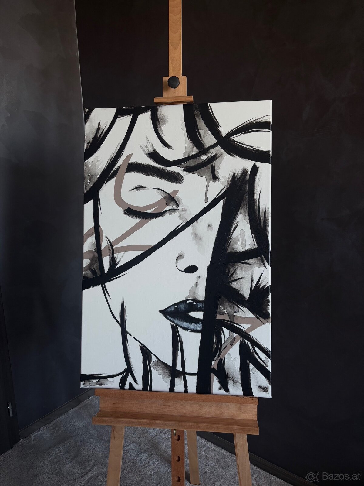 Bild (Abstraktes Porträt) Amaje Art – handgemalte Bilder
