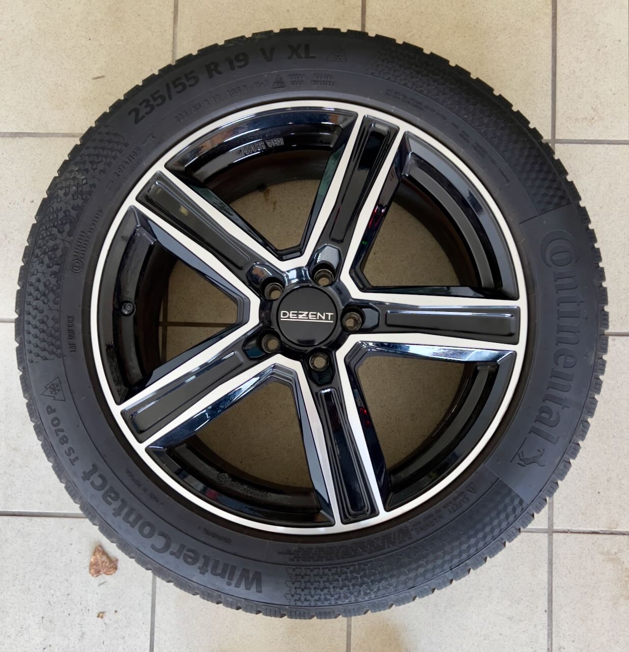 4 Stk Kompletträder 235/55R19 Conti Wintercontact TS870P 105