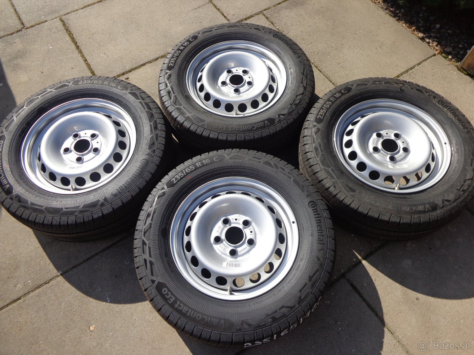 MAN TGE / VW Crafter neue demo Sommerradsatz Continental