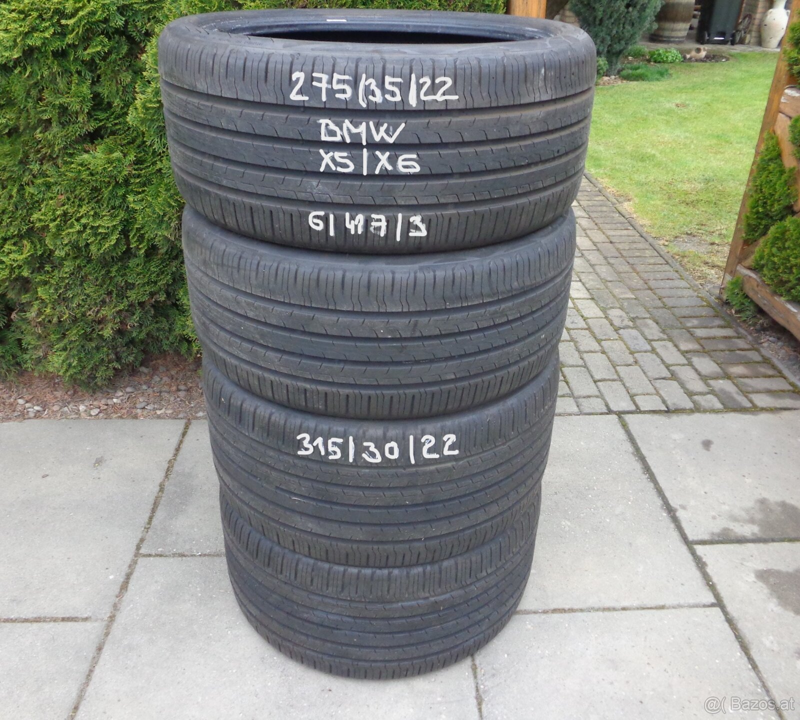 315/30r22 + 275/35r22 Continental Sommerreifen