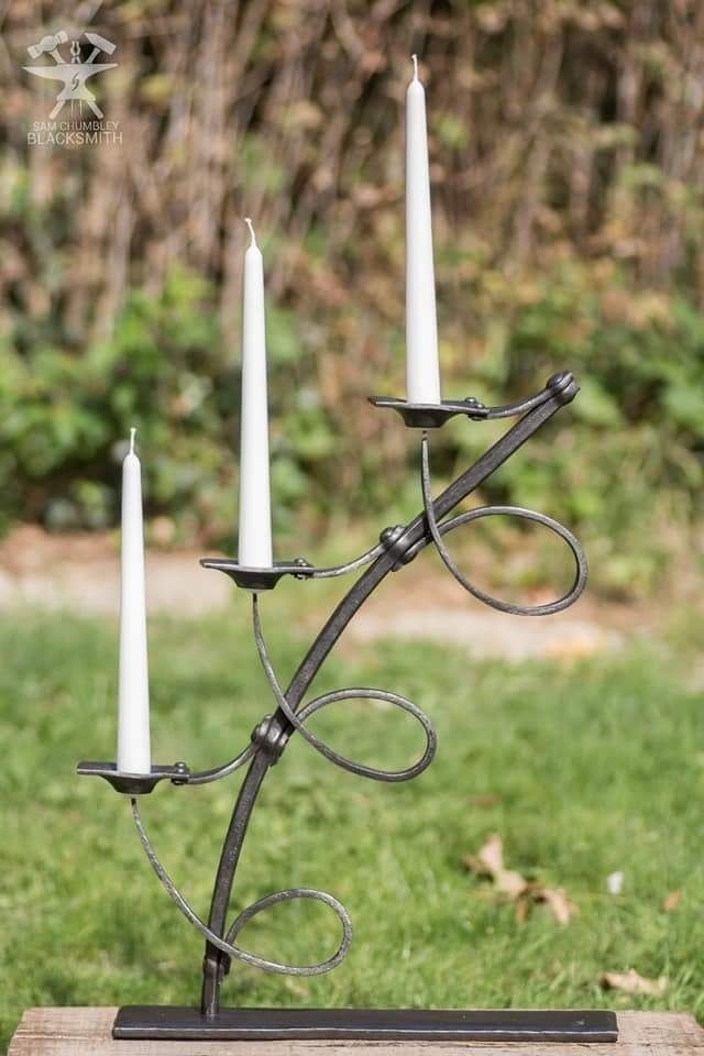 Kerzenständer geschmiedet Produktion