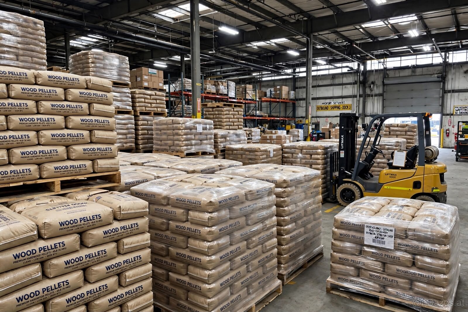 Holzpellets ENplus A1 - 15kg Säcke, Palette 1050kg, Zustellu