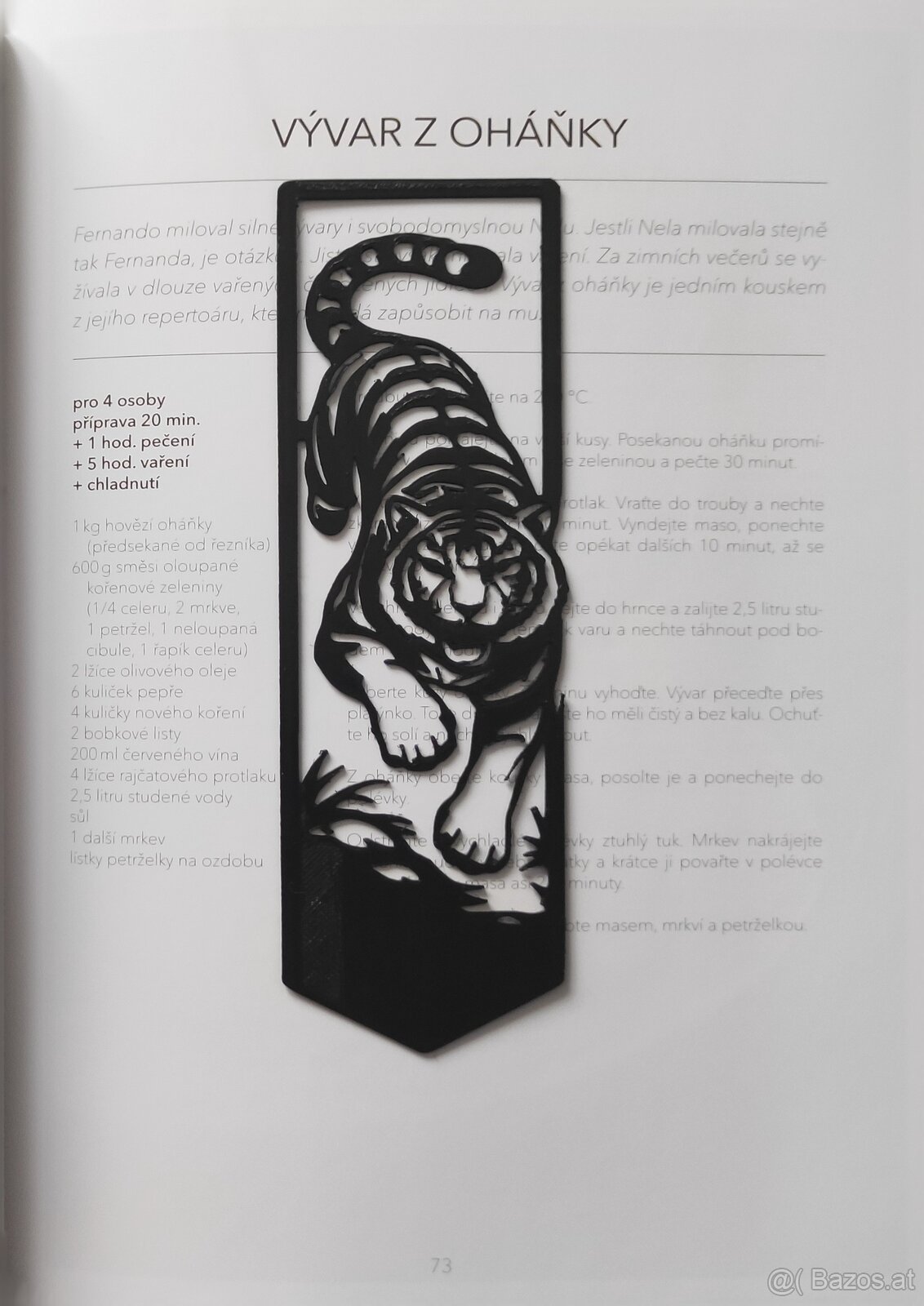 Elegante 3D-gedruckte Lesezeichen