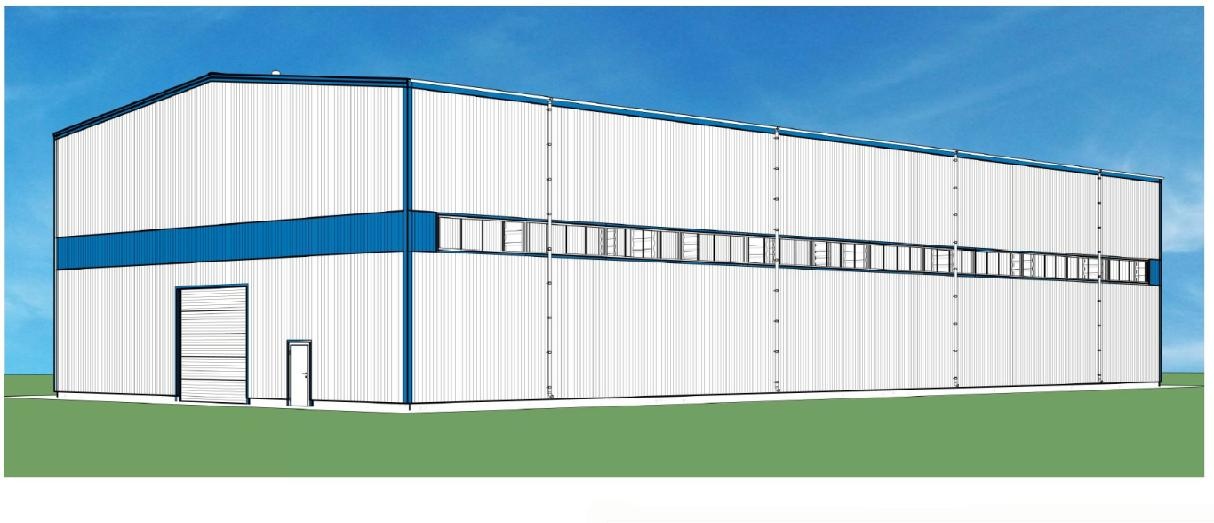Stahlhalle 20m x 50m