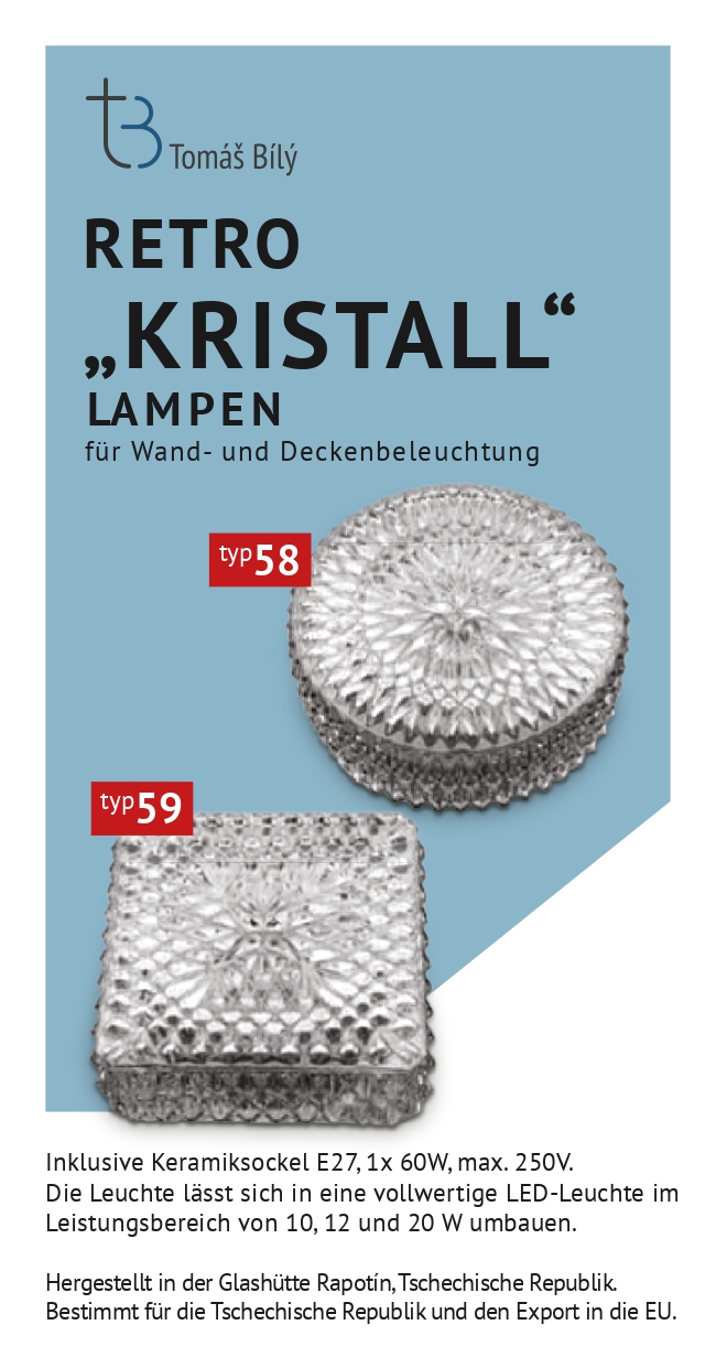 Angebot von Retro-Kristalllampen