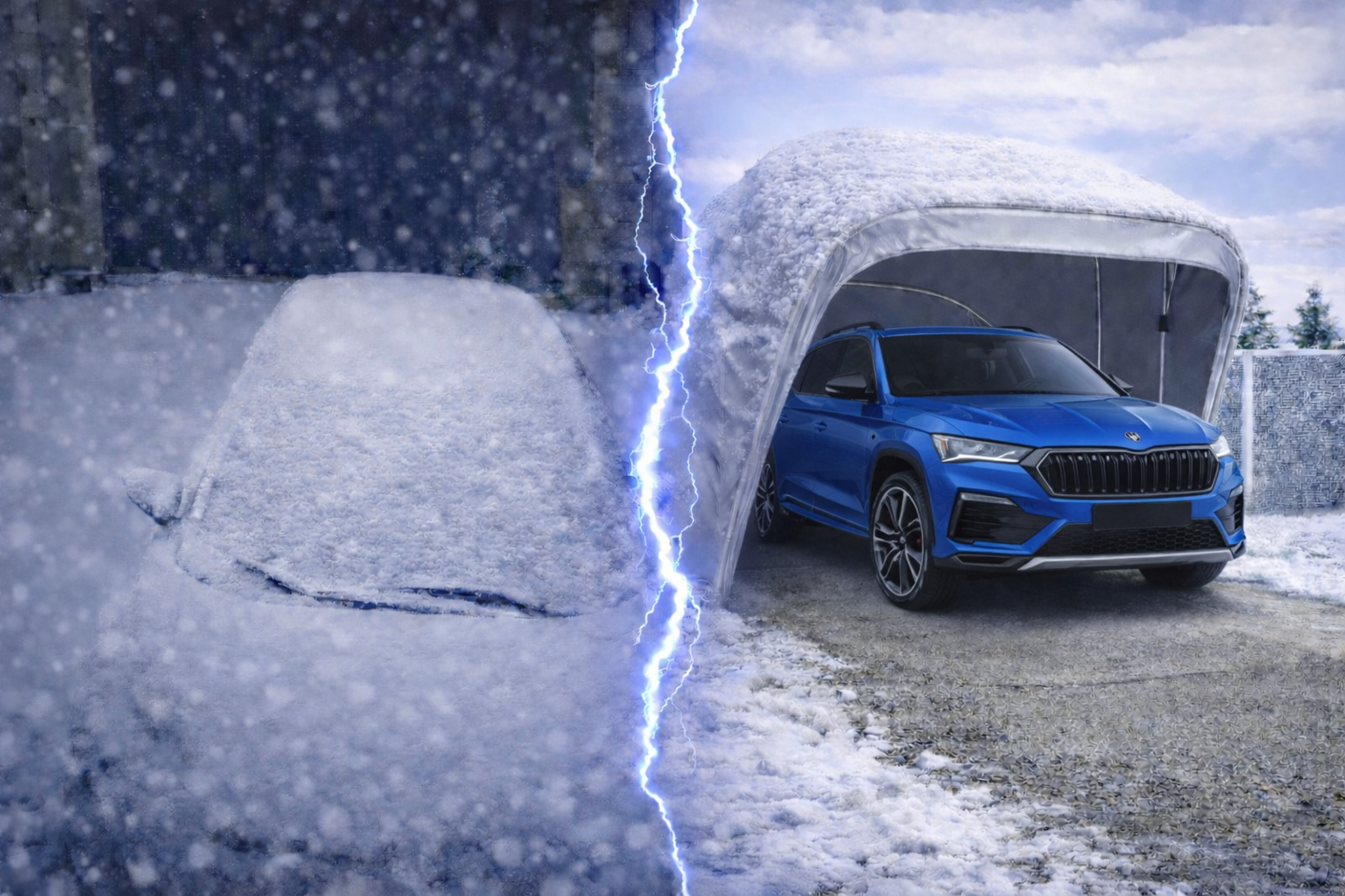 faltbare mobile Garage