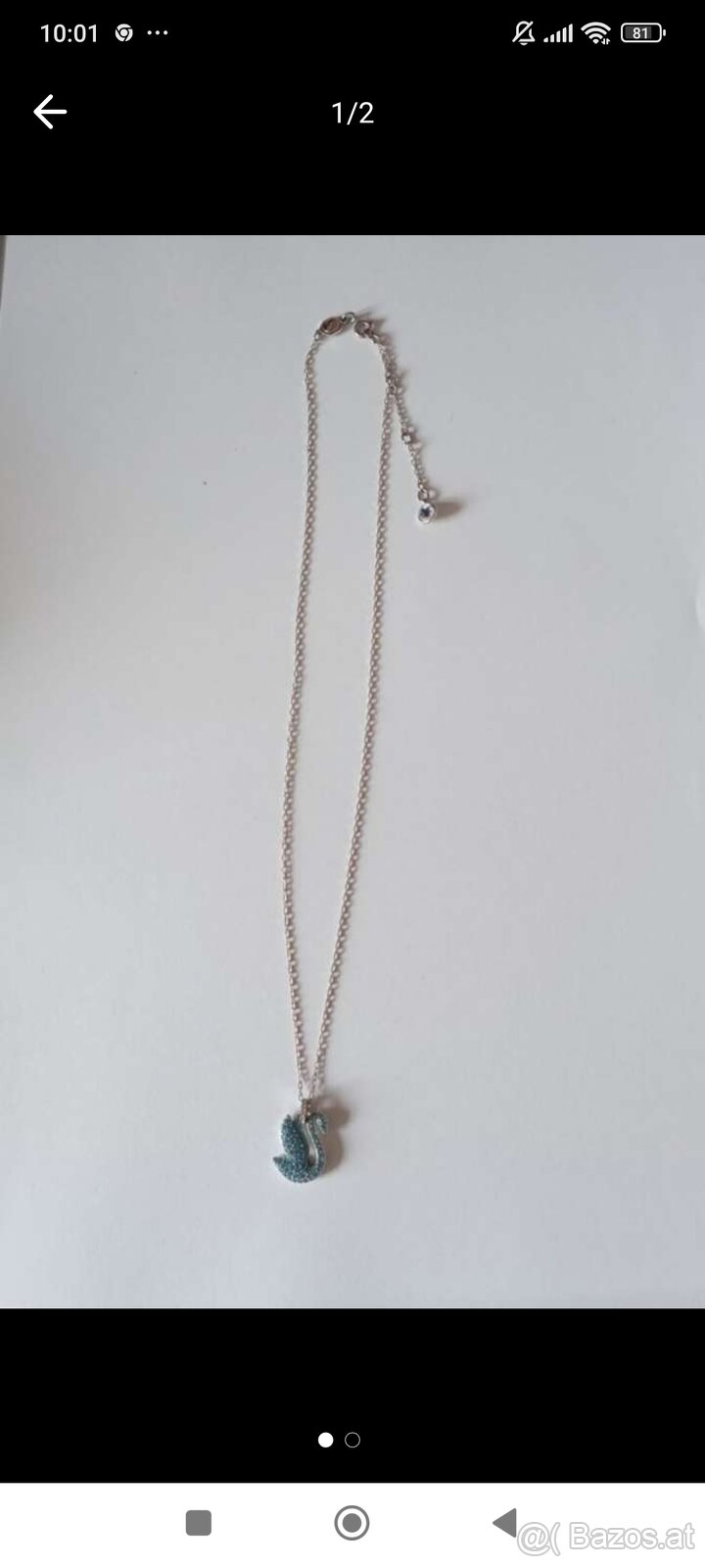 Verkaufe eine wunderschöne Swarovski Halskette