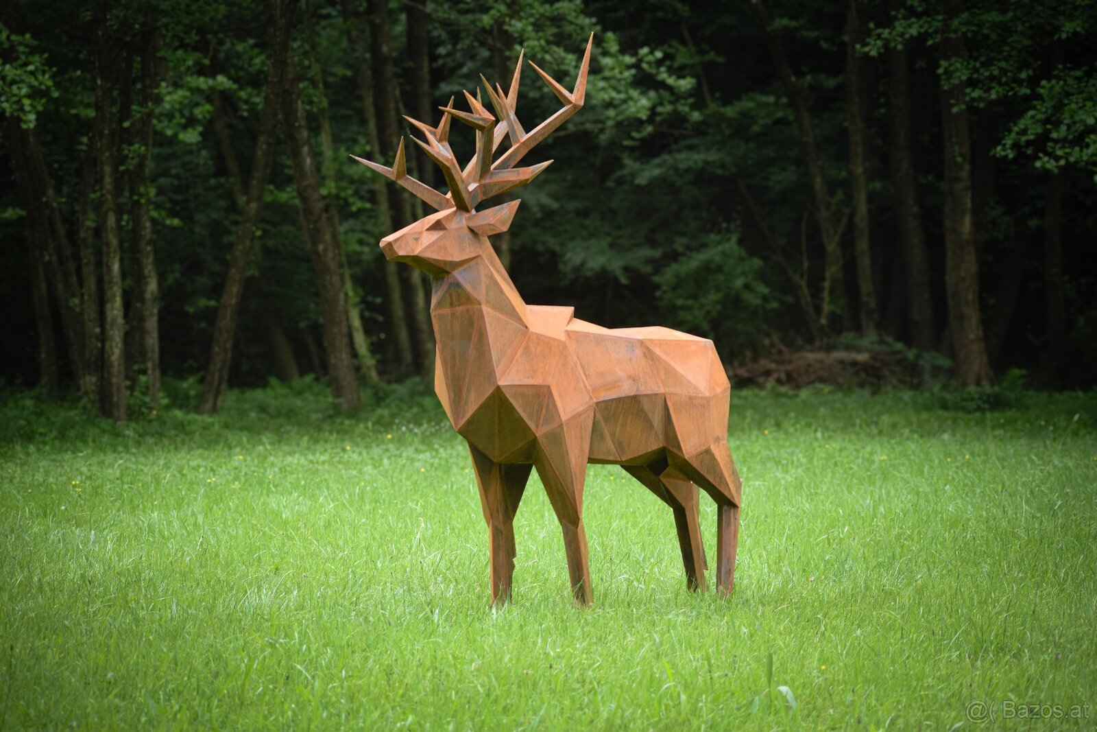 Cortenstahl Hirsch