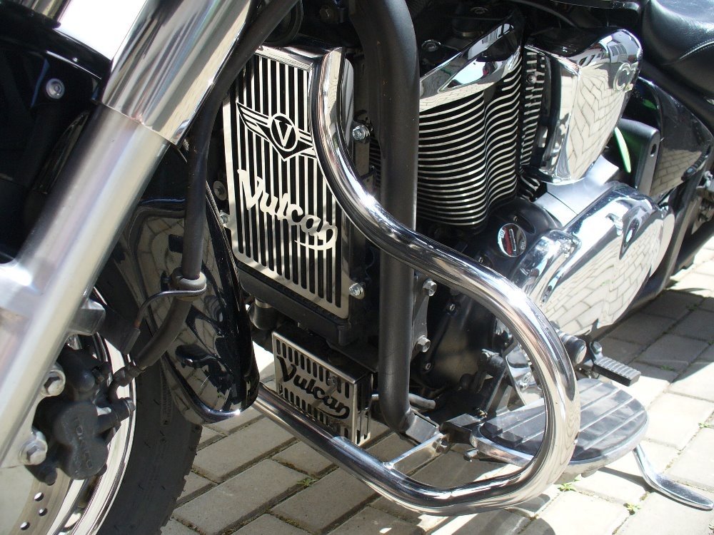 Chopper Kühlerabdeckung Benutzerdefiniertes Muster, Logo - 10