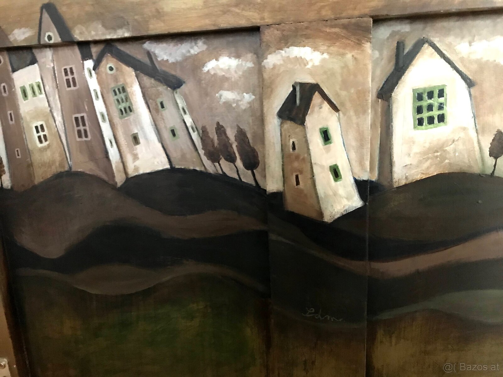 Secesná posteľ 90x200cm - 10