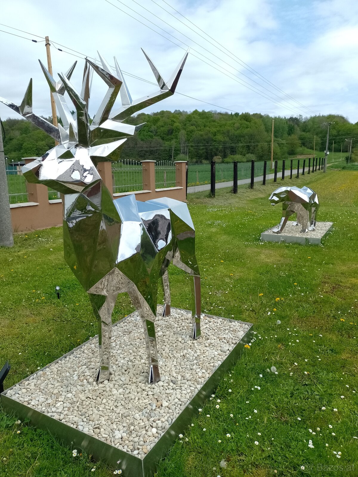 Lebensgroße Edelstahlskulptur - 10