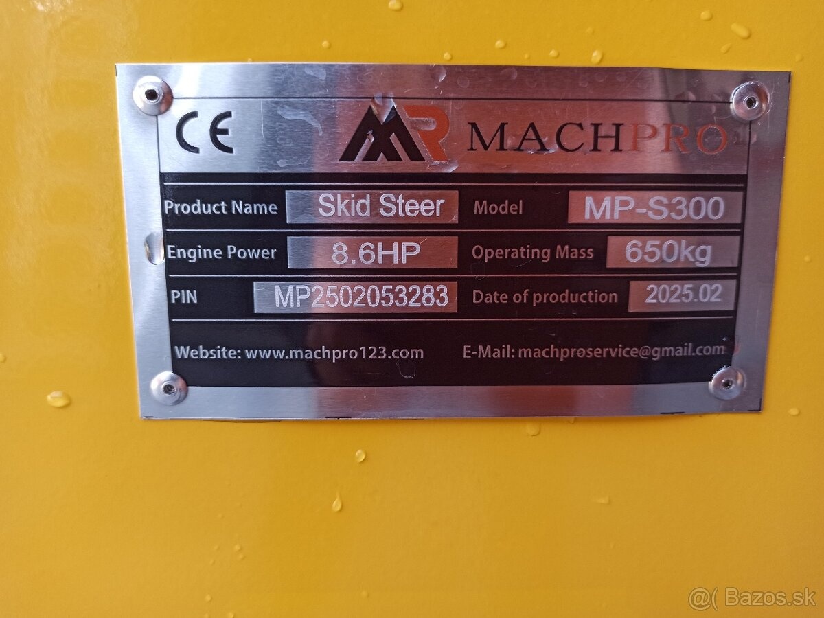 Neuer Mini-Skidloader Machpro MP‑S300 - 10