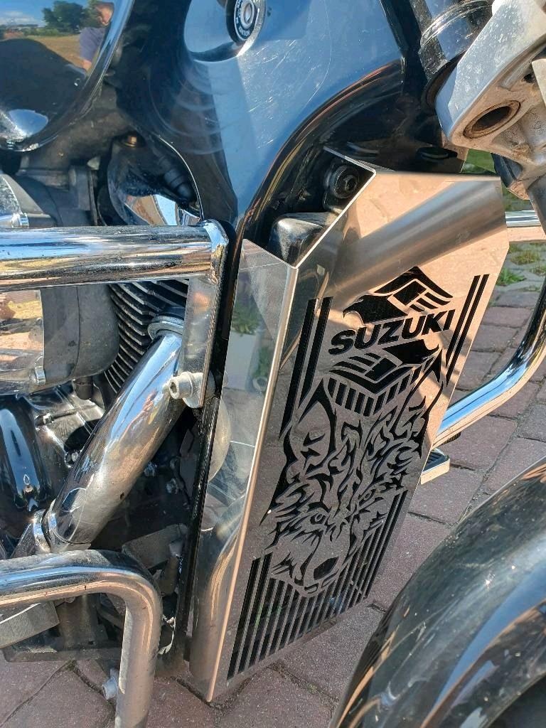 Chopper Kühlerabdeckung Benutzerdefiniertes Muster, Logo - 11