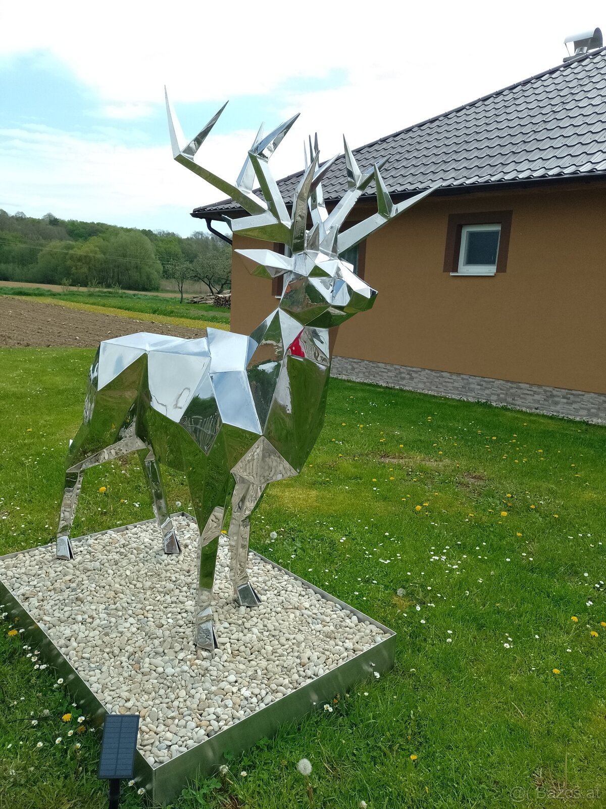 Lebensgroße Edelstahlskulptur - 11