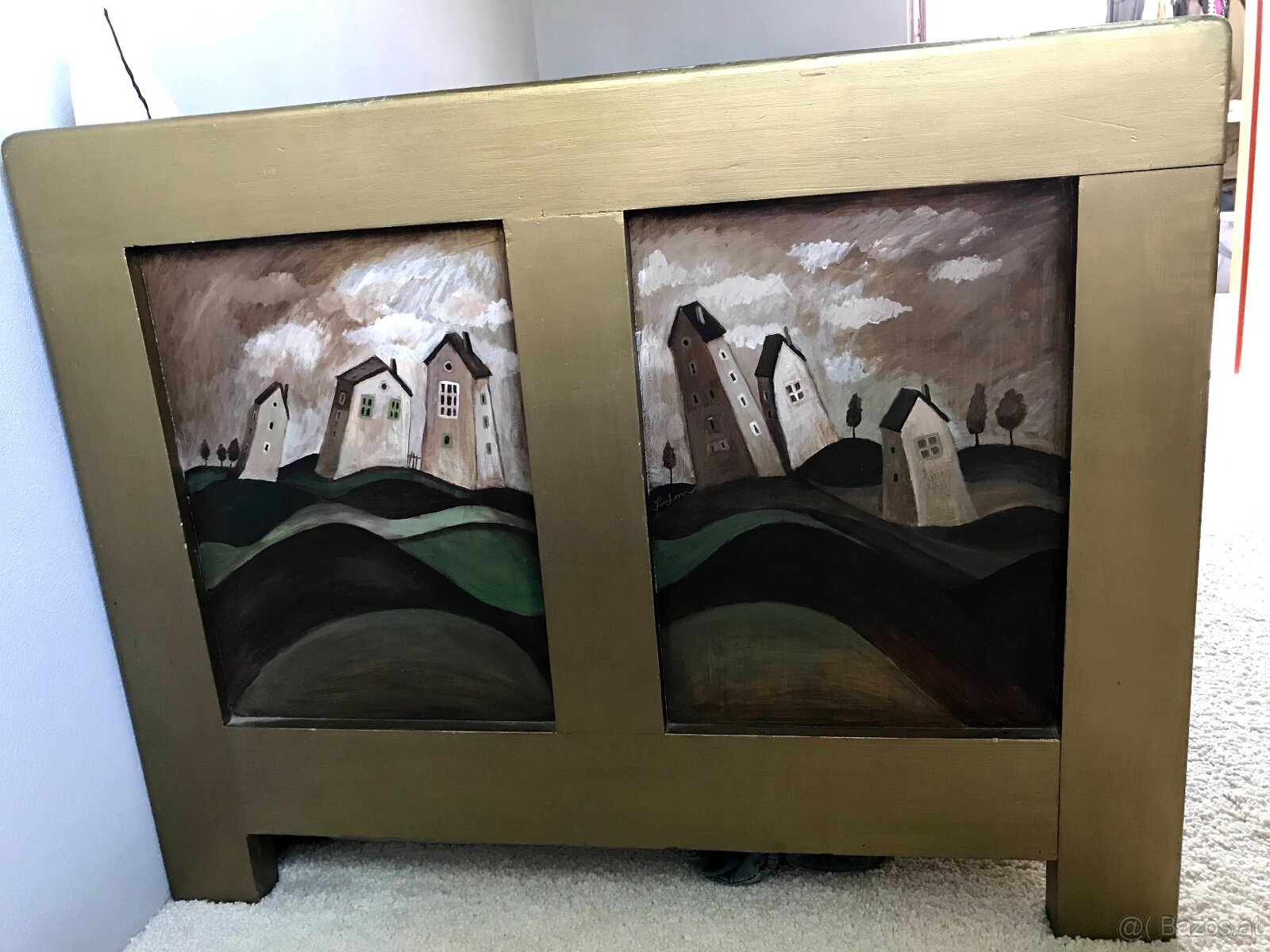 Secesná posteľ 90x200cm - 11