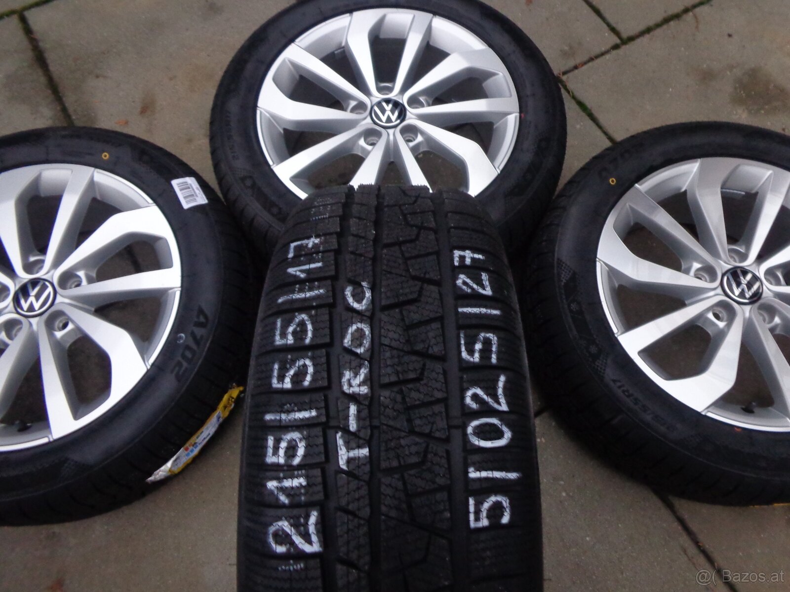 215/55R17 VW T-roc / Passat neue Winterradsatz - 12