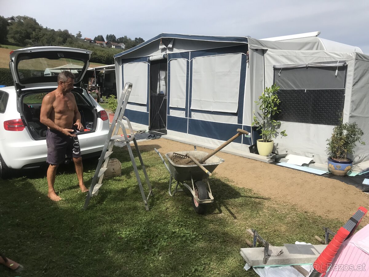 Wohnwagen mit Vorzelt und Fix Platz - 12