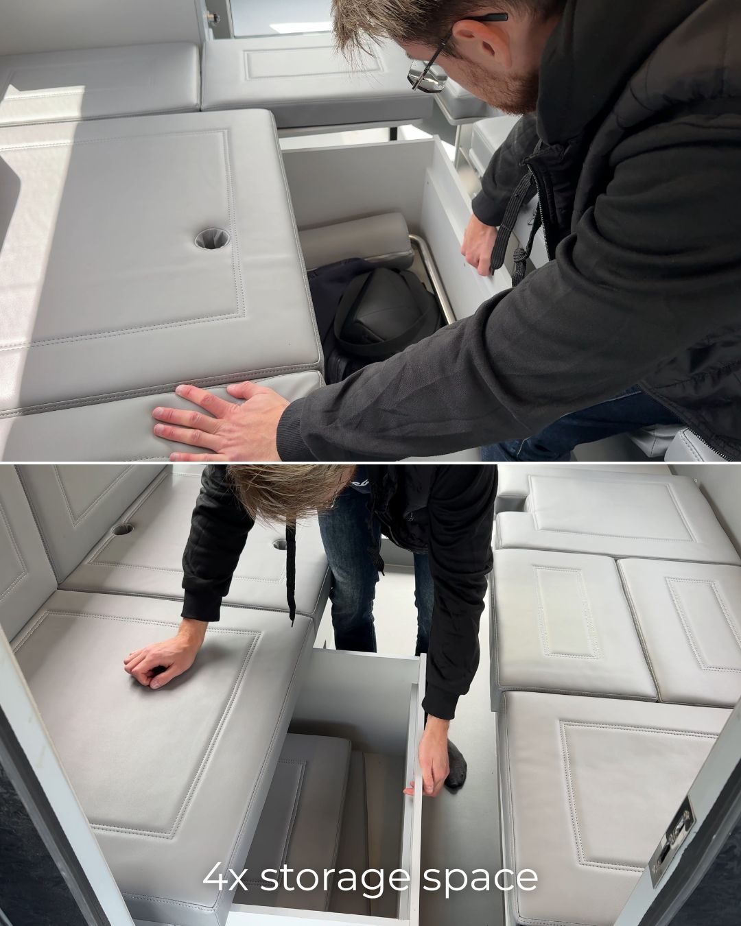Aluminium Angelboot HAMMER 599 PRO mit Kajüte neu - 12