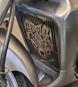 Chopper Kühlerabdeckung Benutzerdefiniertes Muster, Logo - 12