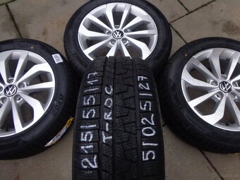 215/55R17 VW T-roc / Passat neue Winterradsatz - 12