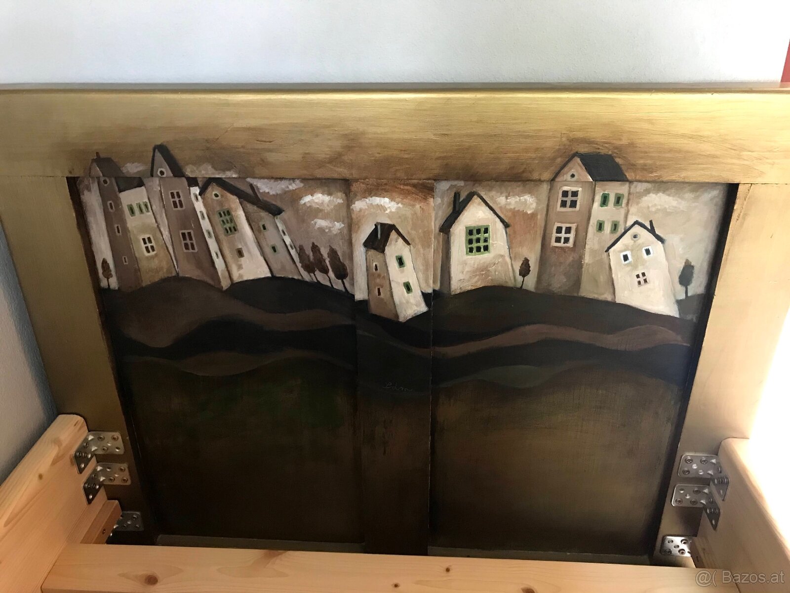 Secesná posteľ 90x200cm - 14