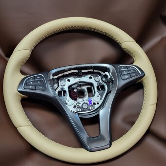 Professionelle Lenkrad-Neubezüge – Leder, Alcantara & mehr - 14