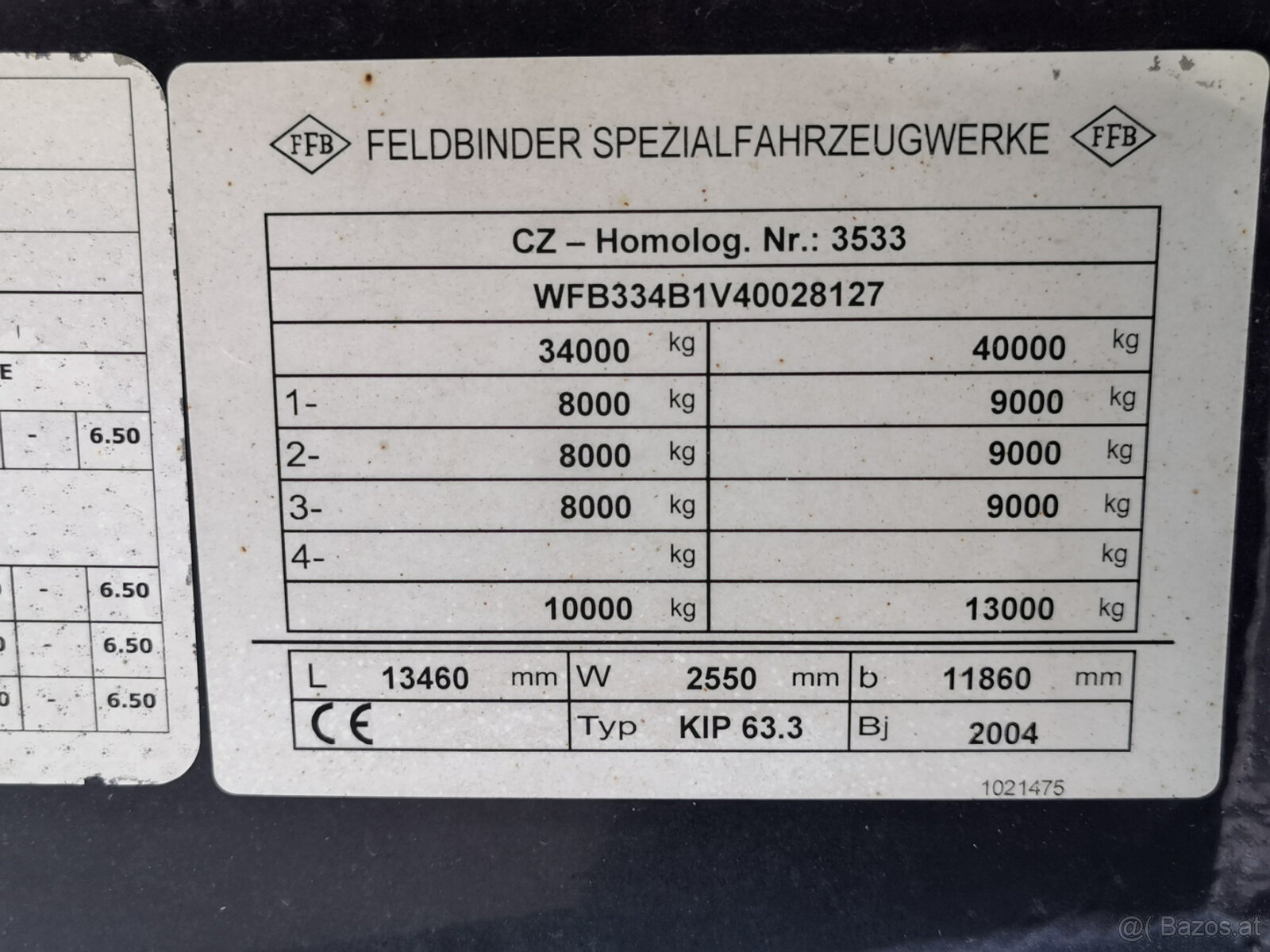 Zu verkaufen FELDBINDER KIP 63 m³ Silo - 15