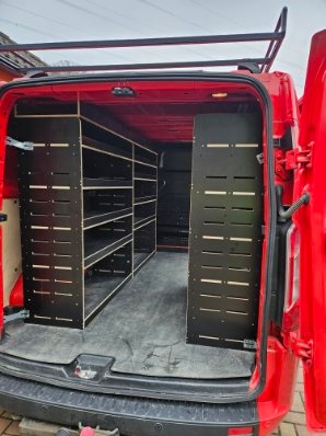Regály, vestavba do Dodávky,furgon, CNC výroba - 15
