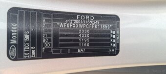 ✅Ford Mondeo Combi 2.0TDCi 110Kw Baujahr 2015 Service - 19