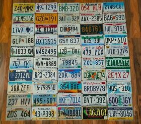 USA license plates 50 states