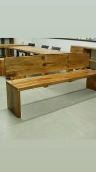 Bänke Tisch Kommodenbau