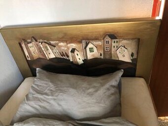 Secesná posteľ 90x200cm