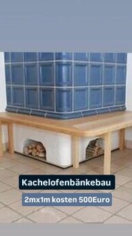 Kachelofenbänkebau