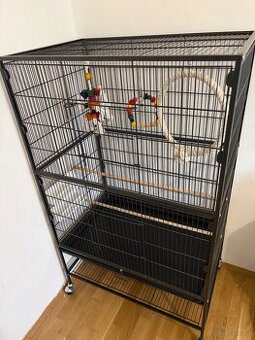 Große Vogelvoliere auf Rollen mit Rechnung und Garantie