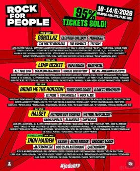 Rock for People 3 Day (without sunday) Cz