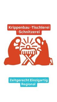 Krippenbau -Tischlerei -Schnitzerei