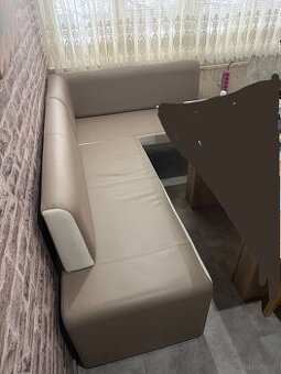 Eckbank und 3 Sessel