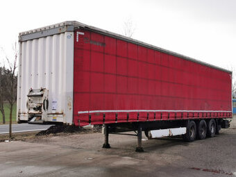 Pritschenauflieger mit Plane KRONE SD