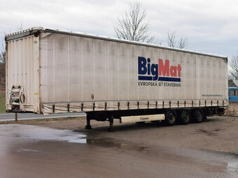 Pritschenauflieger mit Plane KRONE SD low deck