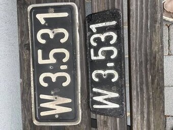altes österreichisches Nummernschild anbieten
