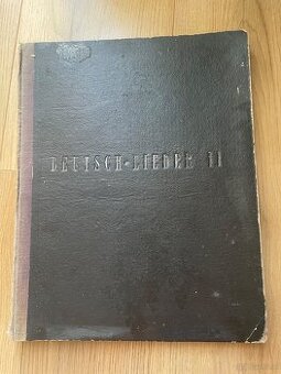 Historischer Notenband – Deutsche Lieder II – „Die Rose“ – R