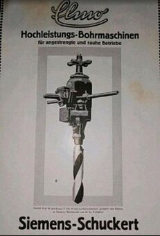 Bohrmaschinen Siemens Schuckert (ICH SUCHE/KAUFE)