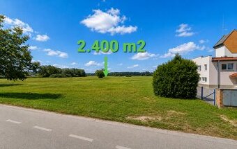 Grundstück in Třeboň – ca 2.400 m² | nahe Stadtzentrum