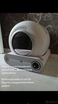 Selbstreinigende Katzenklo