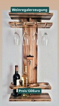 Weinregalerzeugung -Tischlerei