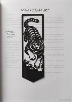 Elegante 3D-gedruckte Lesezeichen