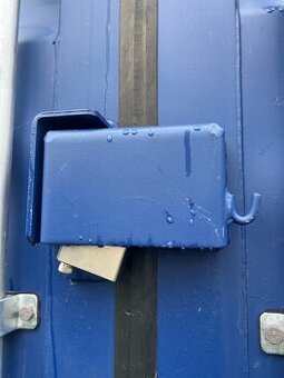 Schlossabdeckung für die Tür eines Schiffscontainers